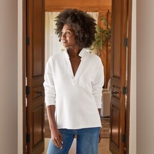 Frank & Eileen Patrick Popover Henley Triple Fleece Size S